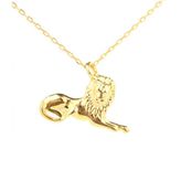 925 Ayar Gümüş Aslan Kral Charm Kolye