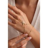 925 Ayar Gümüş Gold Kaplama Anka Kuşu Model Şahmeran Bileklik