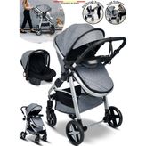 950 Tayla 6 In 1 Mama Tablalı Çift Yönlü Travel Sistem Bebek Arabası - Gri