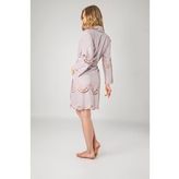 A.lila Dantelli Bambo Cotton Bayan Bornozu