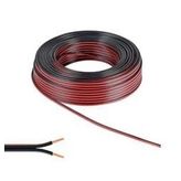 A-Link 2x0.75 mm Yassı Kordon Siyah Kablo