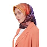 A.Vizon Bohem Geçişli Twill İpek Eşarp