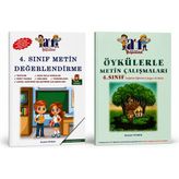 A1 Yayıncılık 4. Sınıf Öykülerle Metin Çalışmaları + Metin Değerlendirme 2 Kitap Set – Okuduğunu Anlama Türkçe Soru ve Test Kitabı
