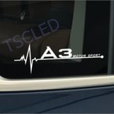A3 Kelebek Cam Audi Oto Araba Sticker