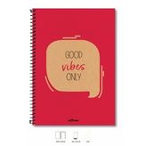 A4 Defter Düz 200 syf Kırmızı Eco
