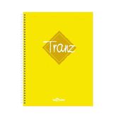 A4 Defter Kareli Sarı Tranz 200 syf