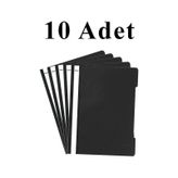 A4 Siyah Telli Dosya 1 Paket 10 Adet