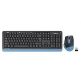 A4-Tech FG1035 Mavi USB Kablosuz Q Klavye ve Mouse Seti