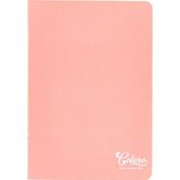 A5 40 Yaprak Kareli Defter, Pembe - 01-Siyah