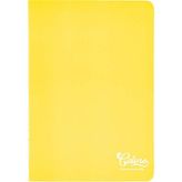 A5 60 Yaprak Kareli Defter, Sarı - 01-Siyah