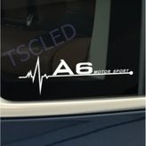 A6 Kelebek Cam Audi Oto Araba Sticker