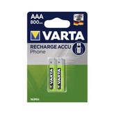 Aaa 800mah 2li Blister Şarjlı Ince Pil