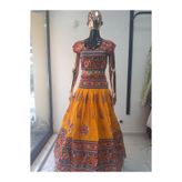 Aashiv's Collection Kadın Hint Elbisesi sarı,Standart