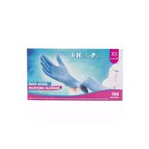aba nails Pudrasız Mavi Nitril Eldiven XSmall HasPet 100lü
