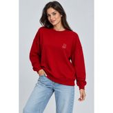 ABBRA Kadın %100 Pamuk Salaş Sweatshirt