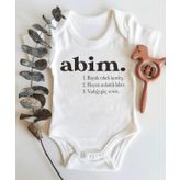 Abim Kısa Kol Organik Bebek Body
