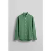 Abluka Online Erkek Oversize Basic Rahat Gömlek Yeşil