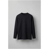 ablukaonline Erkek Oversize Basic Uzun Kollu Sweatshirt Siyah