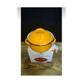 Abnturk 12 Cm Sarı Emaye Mini Tencere