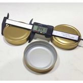 abnturk 5 Adet 82MM Uzun Etekli Derin Geniş Kenar Konserve Kavanoz Kapağı Orjinal Silikon Iç Yüzey Paslanmaz