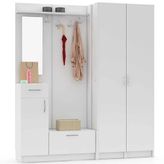 Abre VM-363437 Beyaz Portmanto