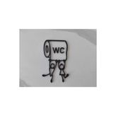 Abundix3Dstudio WC Kapı Tabelası- Wc Kapı Süsü