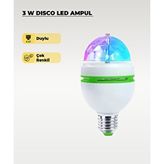 AC AYDINLATMA 3w Disco Led Ampul 10 Adet
