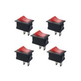 Aç Kapa Anahtar Kırmızı Switch Mini 5 Adet