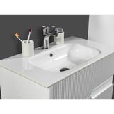 ACA Tasarım Vega 80CM Banyo Dolabı Takımı Boy Dolaplı - Beyaz