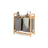 Acar 494 Bambu Çamaşır Sepeti 64 x 33 x 73 Cm