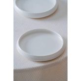 Acar Bıanco Lınea Tekli Tatlı Tabak 14CM - YOK - Beyaz