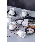 Acar Botanical Karışık 6'Lı Porselen Kahve Fincan Takımı Mxg-010266