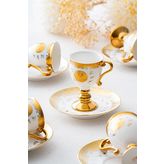 Acar Diallo 6 Kişilik Kahve Fincanı Takımı - 90 ML