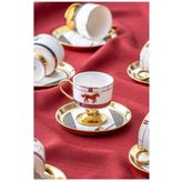 ACAR Dolye Premium Kahve Fincan Takımı 6 Kişilik -90 ml