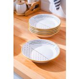 ACAR Feel Good 6 lı Yemek Tabağı - 20 cm