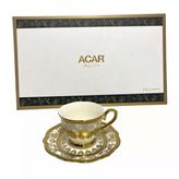 Acar Hxf-06927 Harmonie Gold Yaldızlı 6Lı Kahve Fincan Takımı