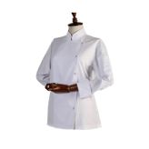 ACAR İŞ TEX Kadın Beyaz Chef Aşçı Ceket