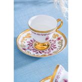 Acar Kleodora 6 Kişilik Fincan Takımı 90 ml Luxury Series - HXF-08439/8 - Renkli
