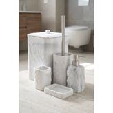 Acar Laduree Beyaz 5 Parça Banyo Seti