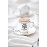 Acar Melody 6 Kişilik Porselen Kahve Fincanı Takımı 90 Ml 5142 Silver Model-4