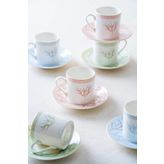 ACAR Sakura 6 Kişilik Kahve Fincanı Takımı - 90 ml
