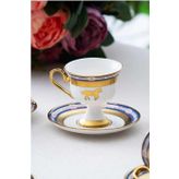 Acar Taylor 6 Kişilik Kahve Fincanı Takımı Gold Yaldızlı Hxf-06548