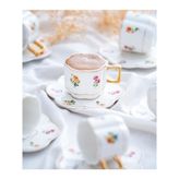 Acar Vivian 6 Kişilik Kahve Fincanı Takımı - 90 ml - Renkli