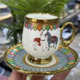 Acar Wilshire Lüx Porselen 1 Kişilik 2 Parça Kahve Fincanı Gray - 1 Adet - 90 ml