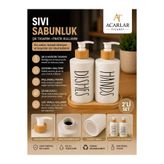 Acarlar Ticaret Standlı İkili Sıvı Sabunluk