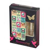 Accessorize Apple iPhone 5S-5 Pul Desenli Ojeli Sert Kılıf