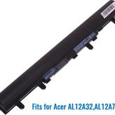 Acer Aspire E1-472PG Laptop Batarya Pil