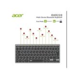 Acer OKR220 Siyah Multidevice Dual Mode 2.4 GHz Bluetooth Klavye
