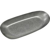 Açık Büfe Retro Sunum Tabağı 31*15 cm - Beyaz