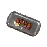 Açık Büfe Retro Sunum Tabağı 37*20 Cm